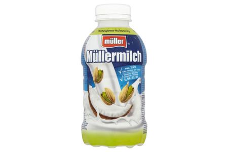 Отзыв на Молоко Müller Müllermilch c кокосом и фисташками